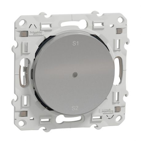 Odace + PlusLink commande centralisée pour éclairage et volets-roulants - aluminium