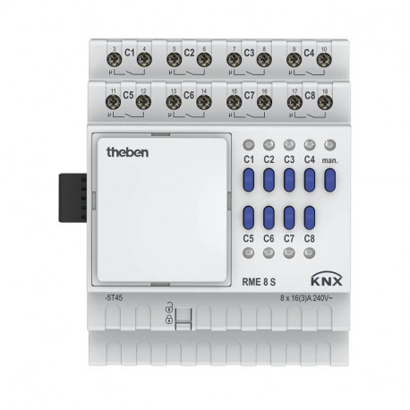 Actionneur de commutation RME KNX Theben - Module d'extension - 8 canaux