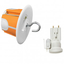 Point de centre DCL multimatériaux BBC CAPRITHERM+ Capri - Ø67mm - 50mm - Orange - Avec douille et fiche
