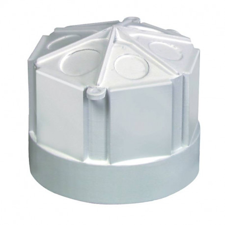 Boite de centre CAPRICENTRE PM Capri - 6 faces - A percer - 490cm³ - Blanc