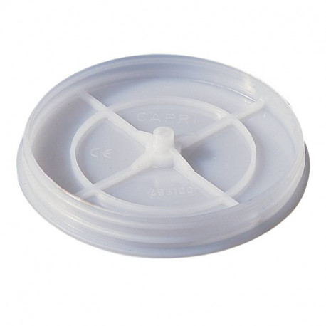 Couvercle de pose pour boîte CAPRICENTRE Octopus M CAPRI - Ø 85mm - Plastique - Blanc