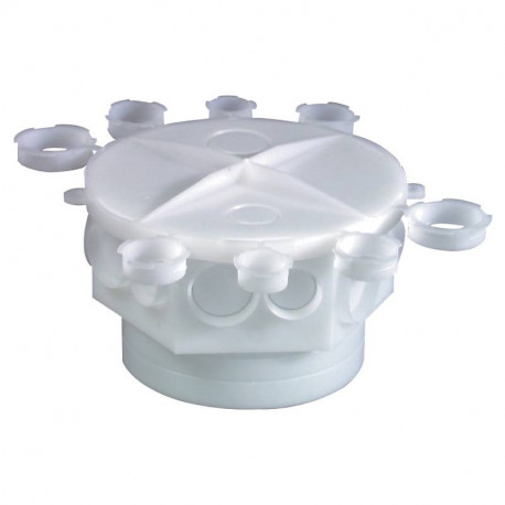 Boite Prédalle CAPRICENTRE GM Capri - 12 entrées - A désoperculer - 650cm³ - Blanc