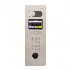 Plaque vidéo interphone Urmet - Grand afficheur - 2 lignes - T25