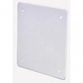 Couvercle de finition pour boîte CONNEX 150NP CAPRI - Carré - 180x180mm - Plastique - Blanc