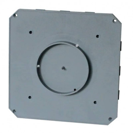 Couvercle point de centre faux plafond pour boîte CONNEX 160NP CAPRI - Carré - 160x160mm - Plastique - Gris