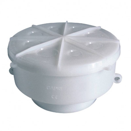 Boite Prédalle CAPRICENTRE GPCR-P Capri - A percer - 850 cm³ - Blanc - Avec couvercle
