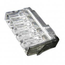 Borne de connexion 5 entrées SLIM Capri - Pour fils rigides 0,5 a 2,5mm2 - 24A - 450V