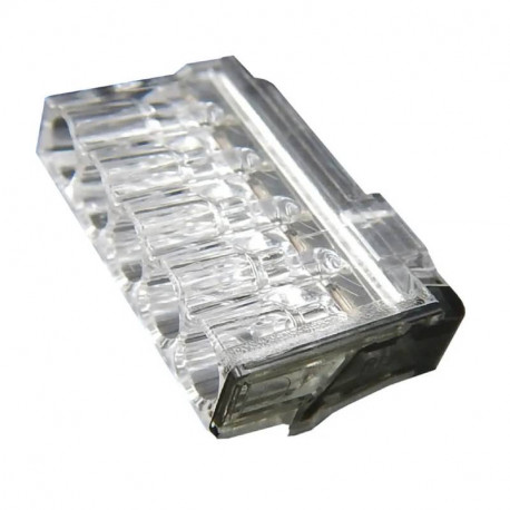 Borne de connexion 5 entrées SLIM Capri - Pour fils rigides 0,5 a 2,5mm2 - 24A - 450V