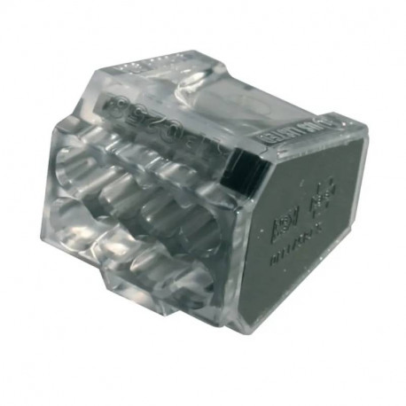 Borne de connexion standard 8 entrées Capri - Pour fils rigides 0,5 a 2,5mm2 - 24A - 450V