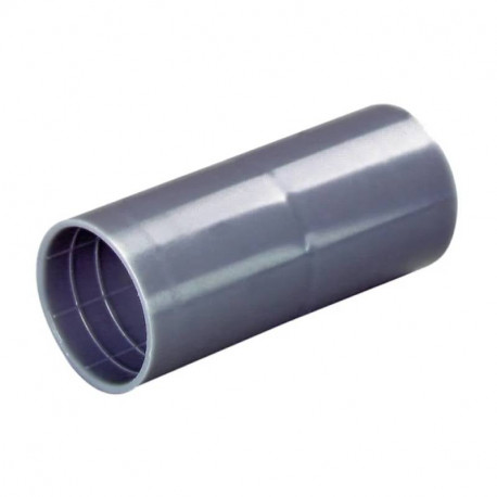 Manchon de liaison pour tube ICTA ISO25 Capri - PE - Gris