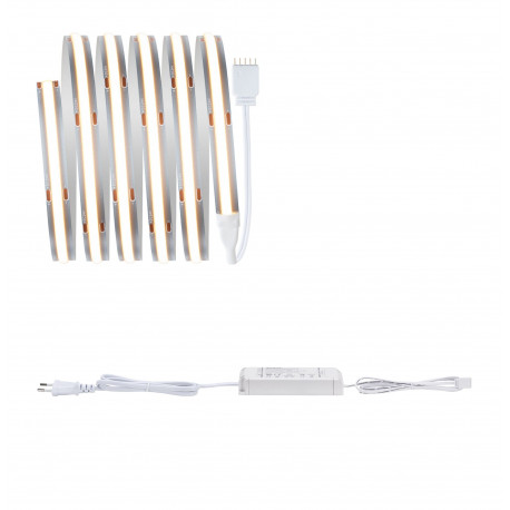 Kit base MaxLED500 1,5m Full-Line COB blanc chaud 2700K 10W 230/24V Argent Syn