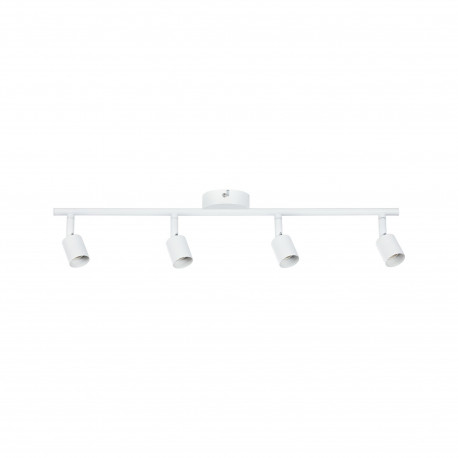 Spot orientable 4 flammes Carolina Paulmann - 4x10W max - GU10 - Blanc dépoli - Sans ampoule