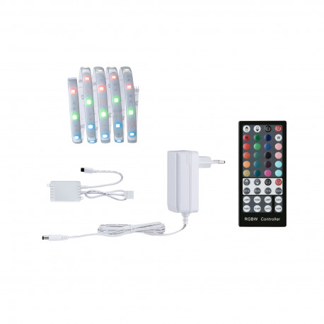 Kit de base MaxLED 250 1,5m RGBW IP44 Protect Cover 9,8W 230/24V Argent