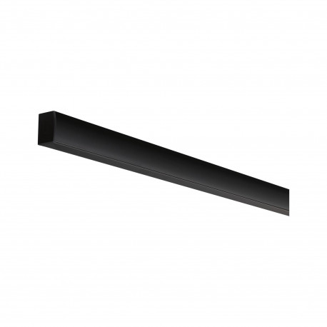 Square Profilé avec diffuseur noir 2m noir anodisé/noir Alu/plastique