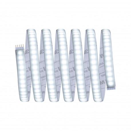 Strip MaxLED 1000 2,5m Lum du jour IP44 Cover 6500K 29W 24V Argent Syn