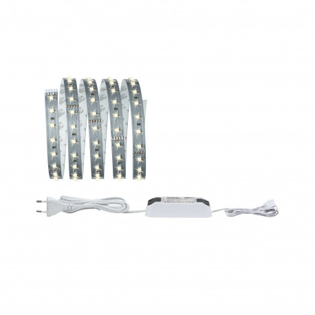 MaxLED 500 set base 1,5m blanc chaud 10W 230/24V 20VA argent
