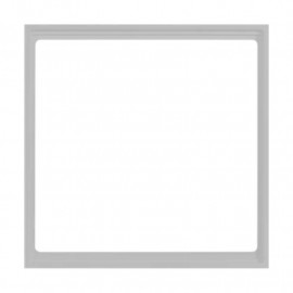 Cadre carré Form Ekinex - Aluminium brossé
