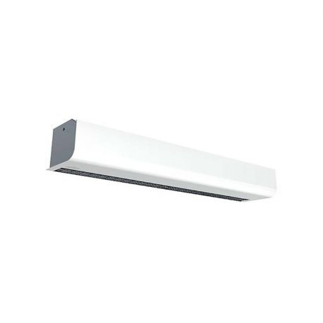 Rideau d'air chaud électrique en saillie pour petites ouvertures - 400m³/h - 0,8 m - Blanc