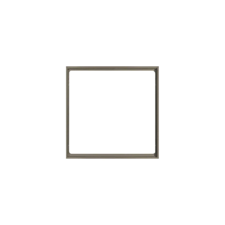 Cadre carré Form Ekinex - Nickel brossé