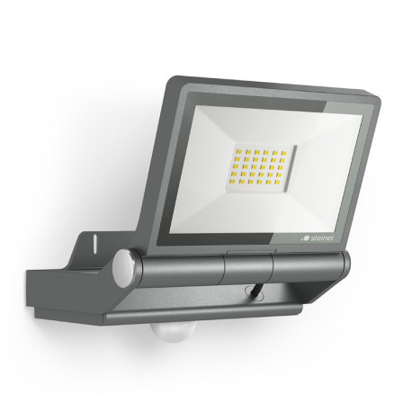 Projecteur LED anthracite avec détecteur XLED PRO ONE S Steinel - 18.4W - 3000K - 2204LM