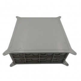 Boite pavillonnaire BBC Pavitherm Capri - 4 faces operculées - Pour combles - 3200cm³ - Gris