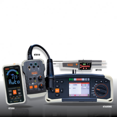 Kit 4 instruments de mesure Kewtech