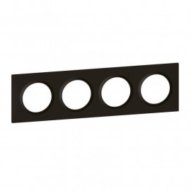 Plaques De Finition Legrand Dooxie - 2 Plaques Carrées 3 Postes - Noir - NEUFS