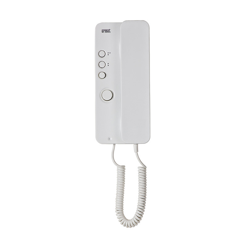 Kit Audio URMET 1130/65 – Poste Standard Blanc Pour 5 Sonneries – Avec Pédale D’interphone
