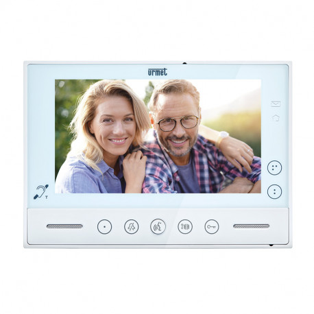 Moniteur vidéo couleur Modo Urmet - 7" - 2Voice - Blanc