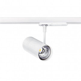 Spot LED sur rail Evoli 029 Aric - 9W - 4000K - IP20 - Blanc