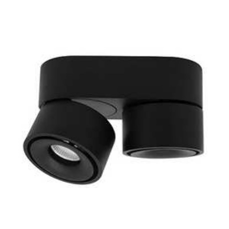 KDO Spot Indigo CLAC 2 MINI - 2X8W - 3000K - Orientable - Dimmable - Noir mat
