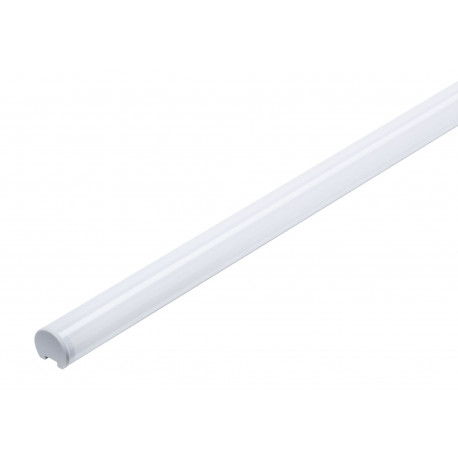 Profilé Function avec diffuseur pour strip LED Paulmann - 2m - Avec clips et embouts de finition - Alu/Blanc