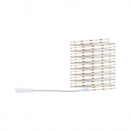 Kit de Strips SimpLED COB. 3m blc chaud 11W 230/12V DC Blanc Métal