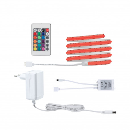 Kit de Strips COB SimpLED 1,5m RGB 12W 230/12V DC Blanc Métal