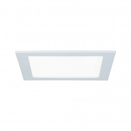 Panneau LED encastré Quality Panel Paulmann - Carré - 18W - 4000K - 220x220mm - IP44 - Blanc