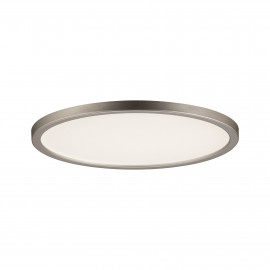 Kit panneau LED rond encastré Areo Paulmann - 12W - 3000K - Ø180mm - IP44 - Nickel mat - Dimmable