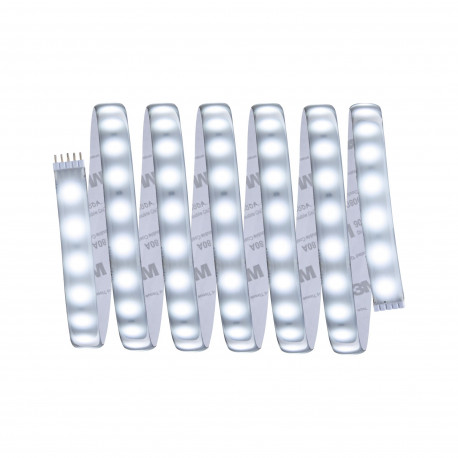 Strip MaxLED 500 2,5m Lum du jour IP44 Cover 6500 K 15W 24V Argent Syn