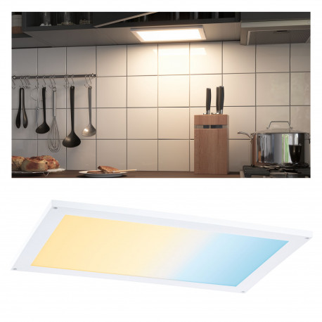 Panneau LED Flad Clever Connect Paulmann - 6W - Tunable white - Blanc
