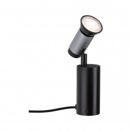 Applique - Lampe à poser Neordic Runa Paulmann - 20W - GU10 - Noir/Anthracite - Métal - Sans ampoule