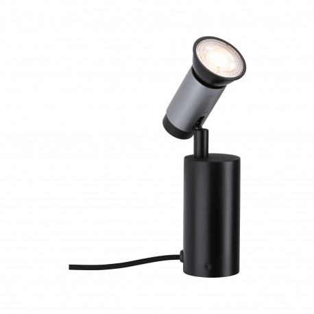 Applique - Lampe à poser Neordic Runa Paulmann - 20W - GU10 - Noir/Anthracite - Métal - Sans ampoule