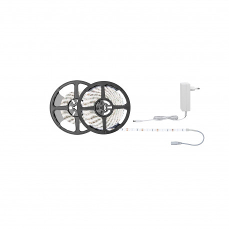 FN Kit ruban SimpLED 7,5 m blc lum jour 20 W 230/12 V DC blanc métal plast