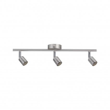Spot orientable 3 flammes Carolina Paulmann - 3x10W max - GU10 - Nickel mat - Sans ampoule