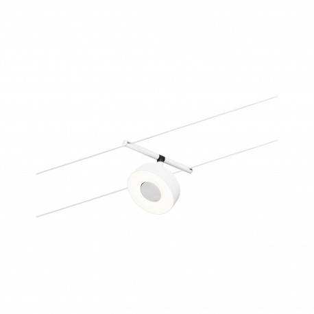 Corduo Wire System CC Circle 5W blc dép /Chrome 230V/12V CC Synthétique 3000K