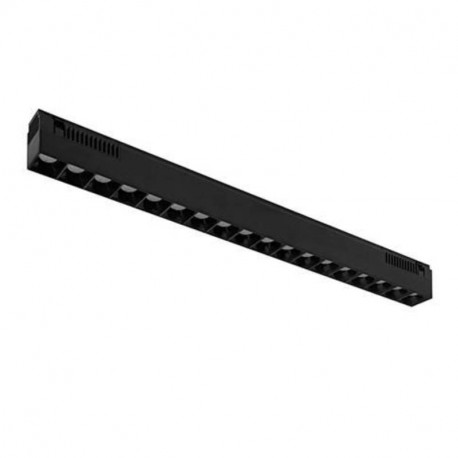 Luminaire pour rail 48V BERN Indigo - 12W - 3000K - L.205mm - Noir mat