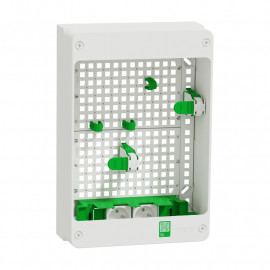 Coffret communication Resi9 VDI Box 13M2R Schneider Electric - 2 rangées - 13 modules