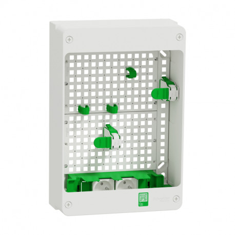 Coffret communication Resi9 VDI Box 13M2R Schneider Electric - 2 rangées - 13 modules