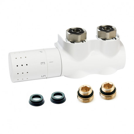 Robinet thermostatique radiateur AutoSar thermod Comap - M30 - Blanc