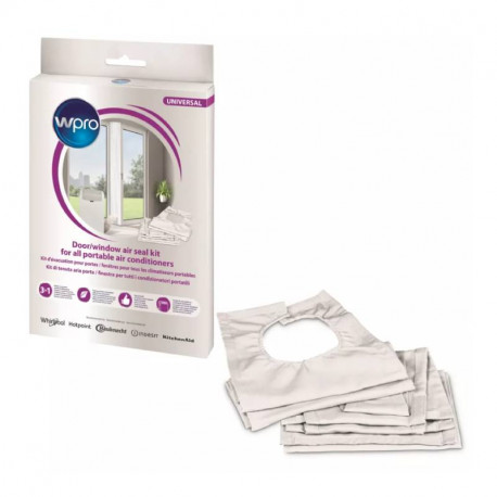 Kit calfeutrage climatiseur Wpro - Pour porte et fenêtre