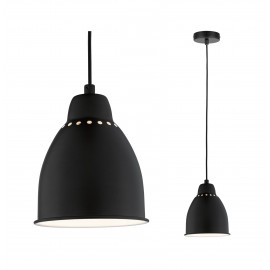 Suspension Neordic Hilla Paulmann - E27 - 40W max - 230V - Noir
