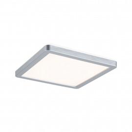 Panneau LED Atria Shine Backlight Paulmann - Carré - 11.2W - 3000K - 1600Lm - Chrome - Non dimmable